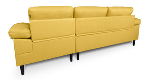 Divano angolare 3 posti con chaise longue destra - Washington
