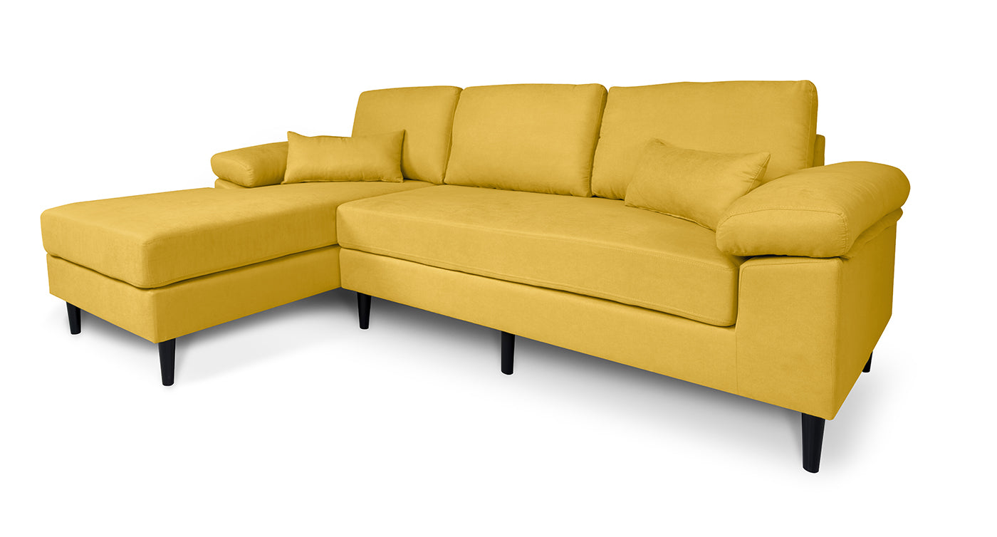 Divano angolare 3 posti con chaise longue sinistra - Washington