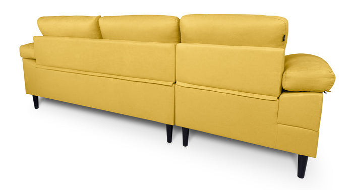 Divano angolare 3 posti con chaise longue sinistra - Washington