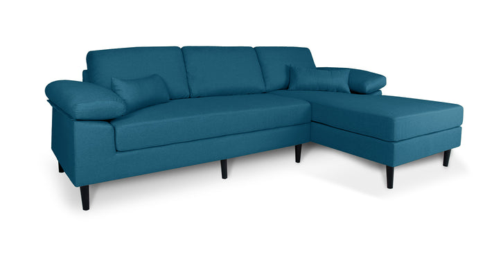 Divano angolare 3 posti con chaise longue destra - Washington