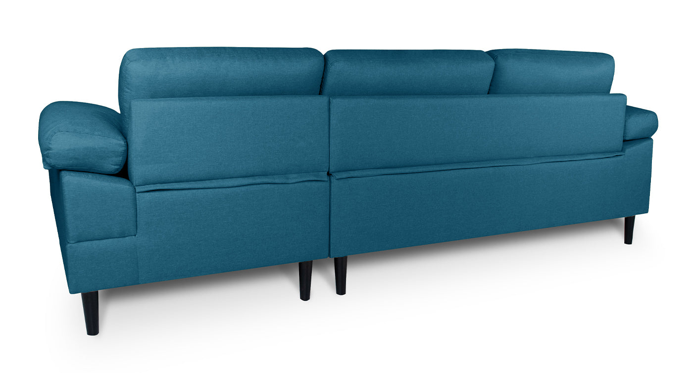 Divano angolare 3 posti con chaise longue destra - Washington