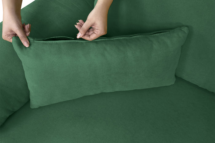 Divano angolare 3 posti con chaise longue destra - Washington