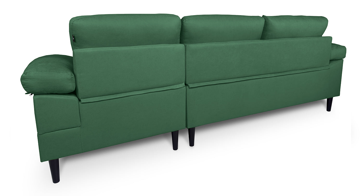 Divano angolare 3 posti con chaise longue destra - Washington