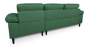 Divano angolare 3 posti con chaise longue destra - Washington