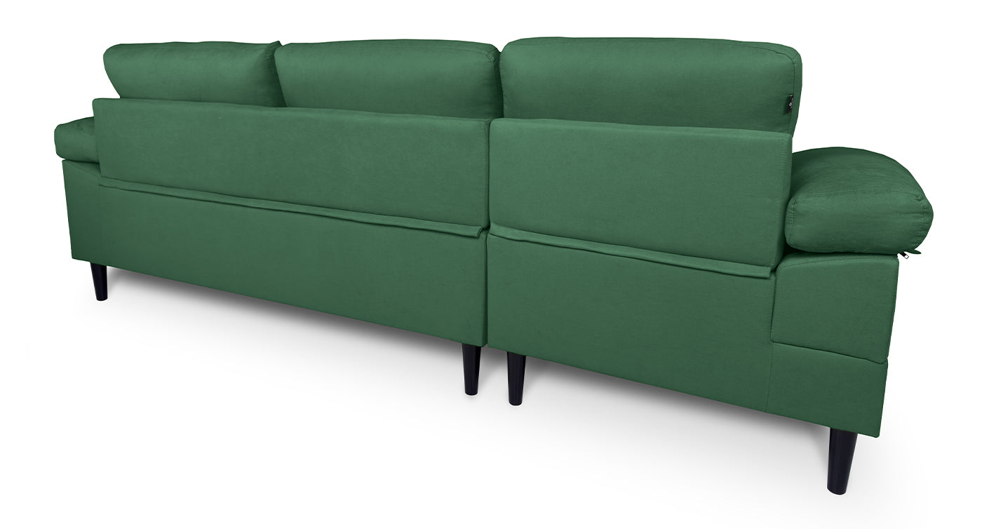 Divano angolare 3 posti con chaise longue sinistra - Washington