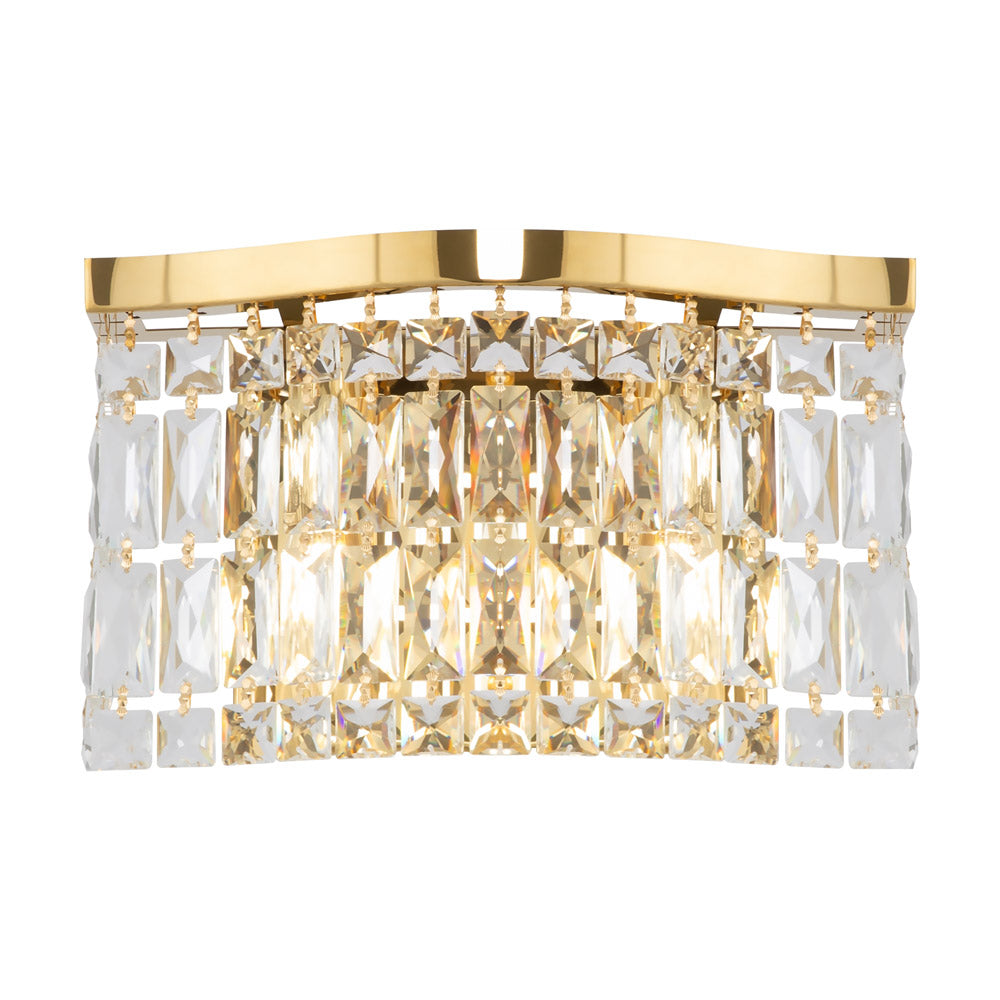 Applique Contemporanea Dune Metallo Oro 2 Luci