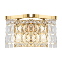 Applique Contemporanea Dune Metallo Oro 2 Luci