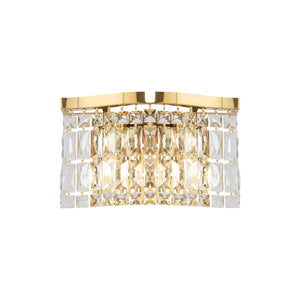 Applique Contemporanea Dune Metallo Oro 2 Luci