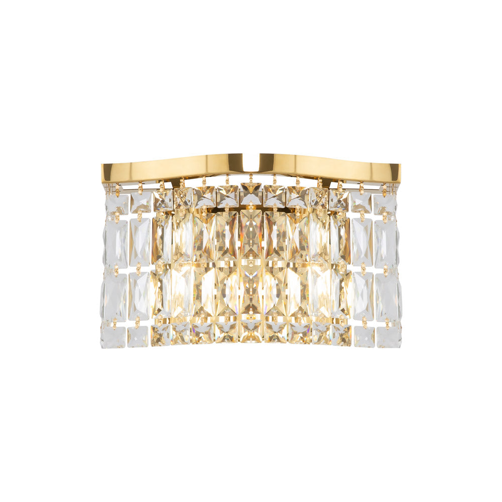 Applique Contemporanea Dune Metallo Oro 2 Luci