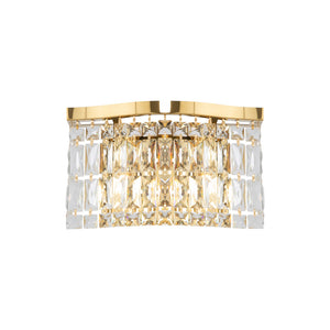 Applique Contemporanea Dune Metallo Oro 2 Luci