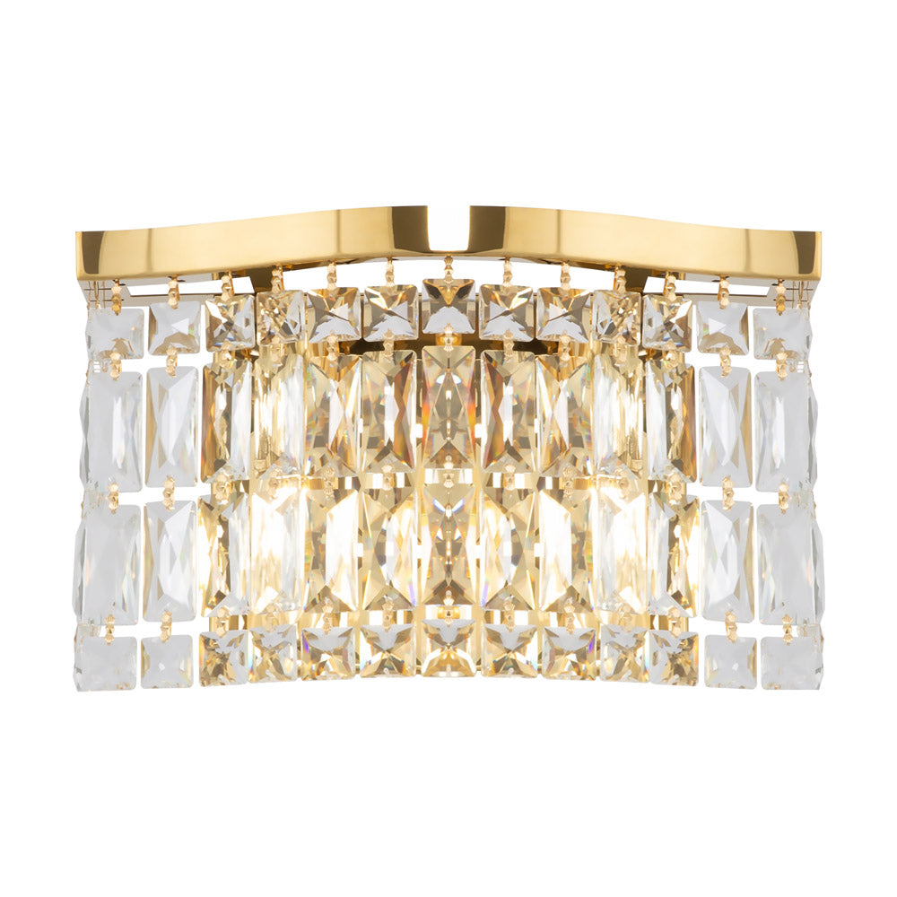 Applique Contemporanea Dune Metallo Oro 2 Luci