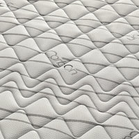 Materasso MADE IN ITALY DIAMOND 80X190 con Memory Foam, rivestimento in tessuto antiacaro millerighe Carbon e fascia traspirante laterale