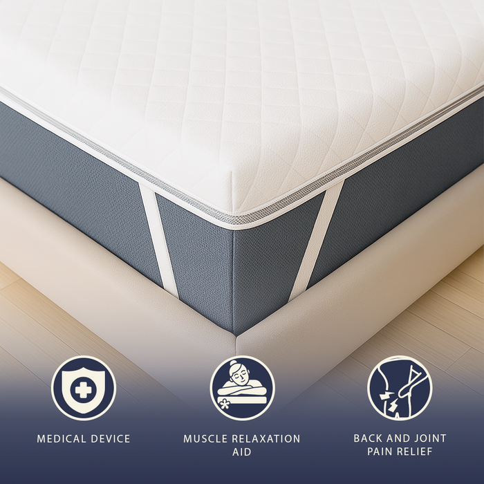 Topper Singolo 90x200 | Memory 9 Zone | 5 cm | Sfoderabile | Made in Italy