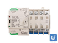 DIN Rail 4P ATS Switch Elettrico Manuale di Trasferimento 110V 220V Bobina Max 100A PC Tipo City Power al Generatore 1PC