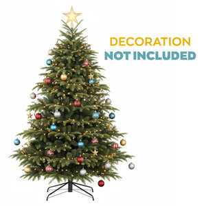 Wunorse - Albero di Natale Tradizionale in PE e PVC Ø132x210H cm, 1223 Punte