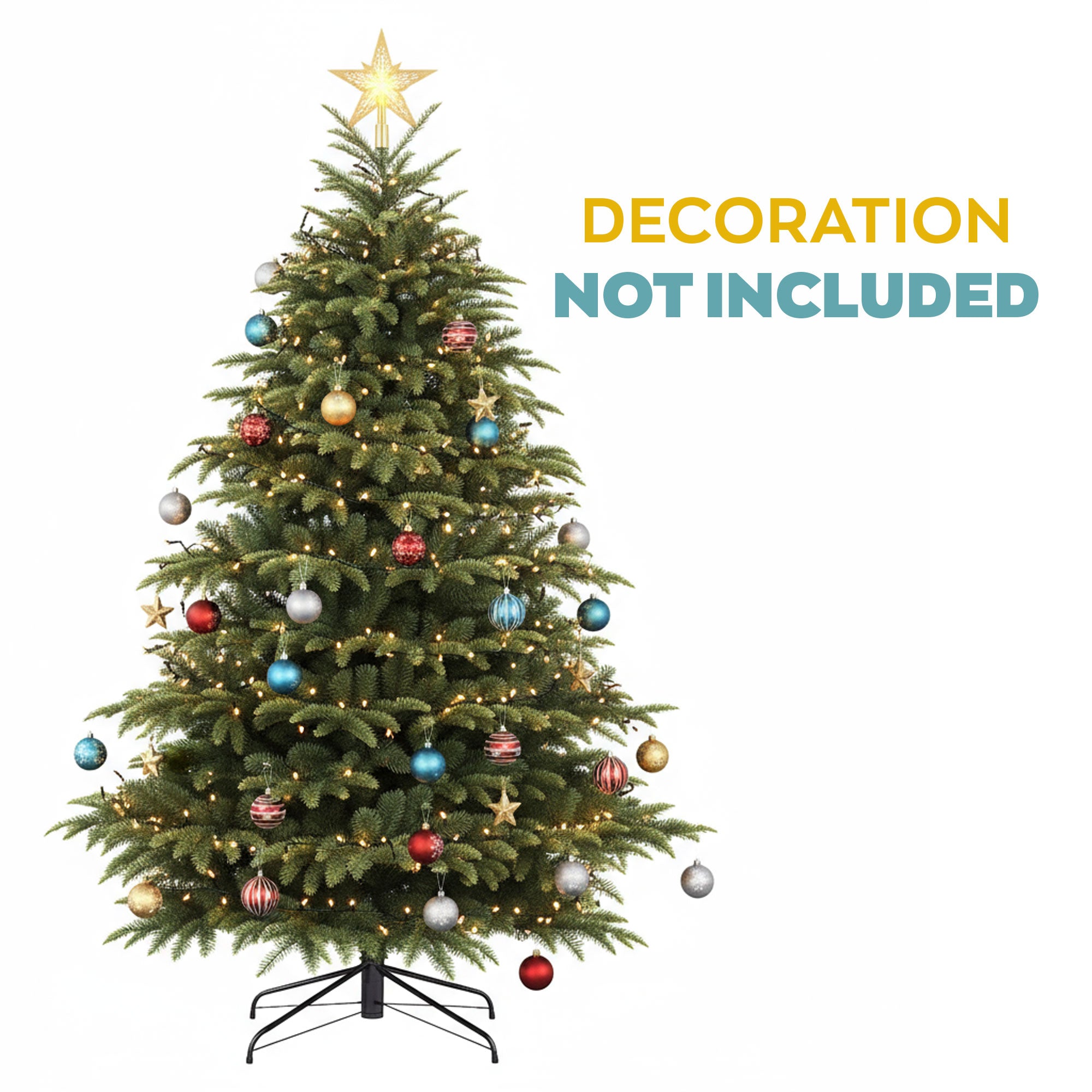 Wunorse - Albero di Natale Tradizionale in PE e PVC Ø150x240H cm, 1789 Punte