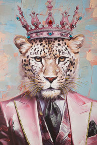 DIPINTO SU TELA KING -B- C/CORNICE 82X4,5X122