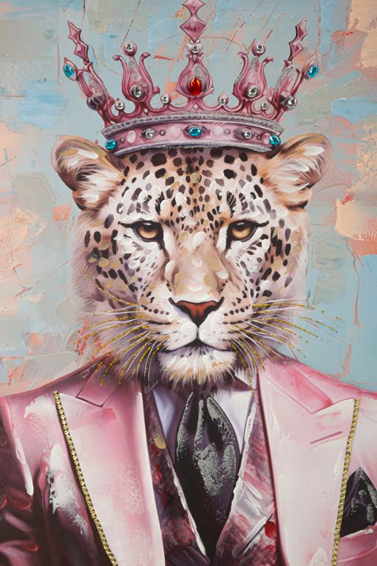 DIPINTO SU TELA KING -B- C/CORNICE 82X4,5X122