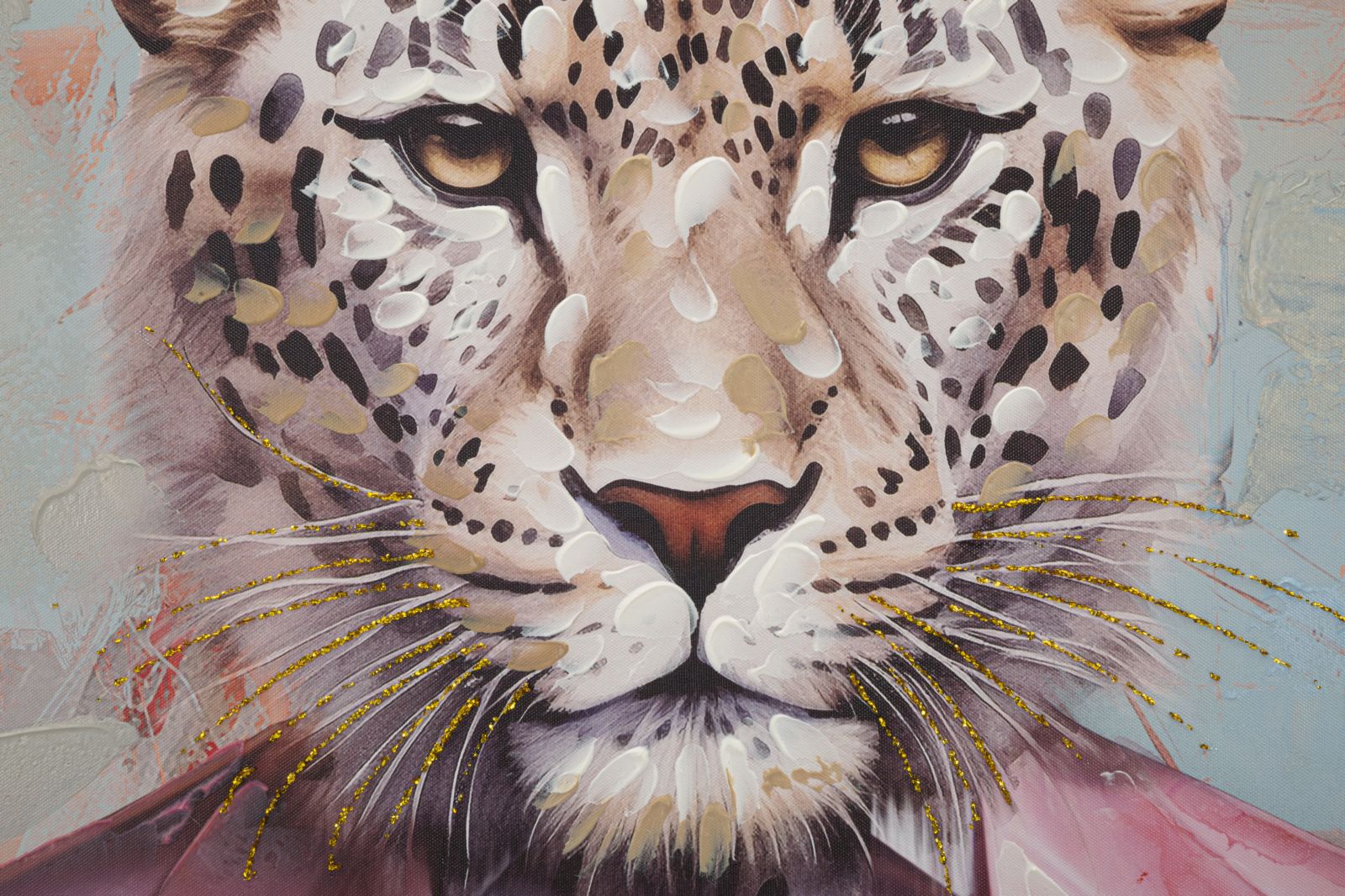 DIPINTO SU TELA KING -B- C/CORNICE 82X4,5X122