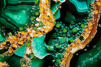 DIPINTO SU TELA LACCATO SMERALDY -B- C/CORNICE CM 82X4X62