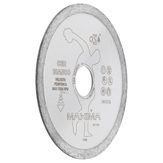 DISCO DIAM. CER BIANCO d.115 s/f - MAXIMA