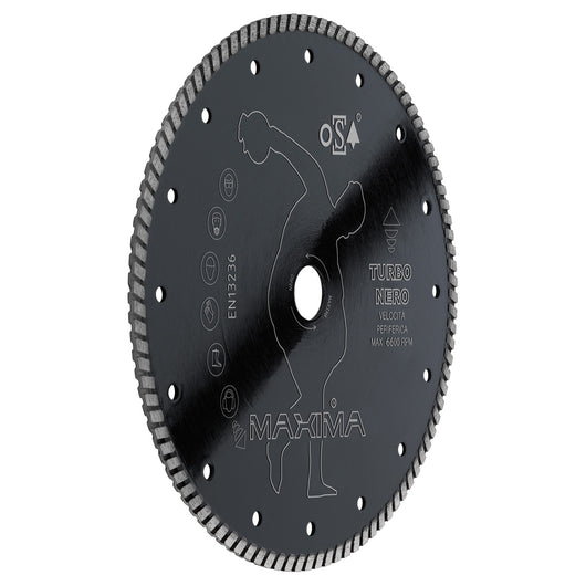 DISCO DIAM. TURBO NERO diam. 115 s/f - MAXIMA 