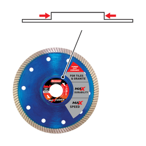 DISCO DIAMANTATO MAXPOWER CERAMICA- BENMAN  115 x 1.2 x 7W