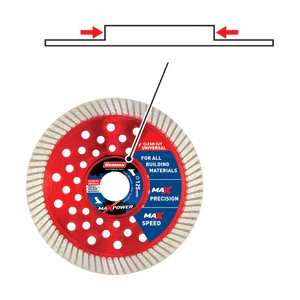 DISCO DIAMANTATO MAXPOWER UNIVERSAL - TURBO BENMAN 125 x 2.0 x 12W