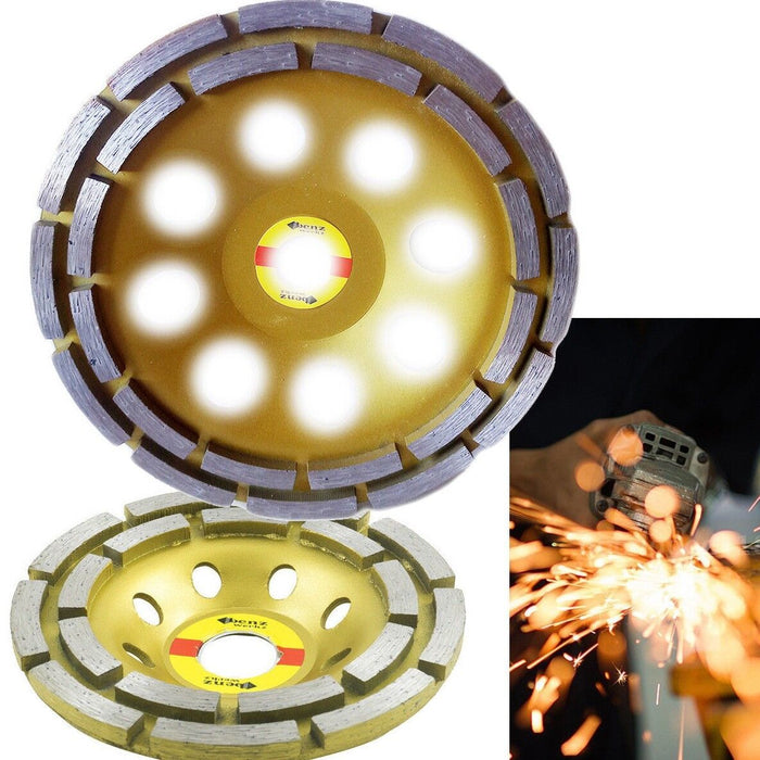 DISCO DIAMANTATO PER MARMO PIETRA CEMENTO Ø18 cm 180mm SMERIGLIATRICE FLEX LARGO