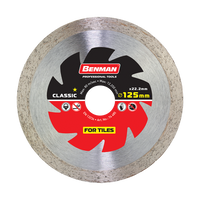 DISCO DIAMANTATO PER PIASTRELLE BENMAN 125 x 1.8 x 10W