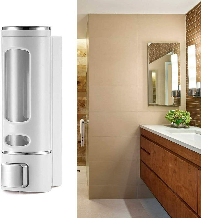 DISPENSER EROGATORE PORTA SAPONE MANUALE DOSATORE PROFESSIONALE A MURO 400ml