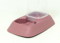 Dispenser Cibo/Acqua 0,7L Per Animali Modello 700083 Colore Rosa