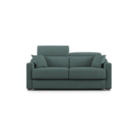 Amber Divano letto matrimoniale in tessuto smacchiabile T05 171 cm (mat. 120x197) verde