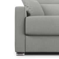 Amber Divano letto matrimoniale in tessuto smacchiabile T05 191 cm (mat. 140x197) grigio