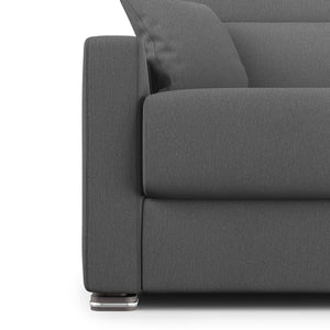 Amber Divano letto matrimoniale in tessuto smacchiabile T05 211 cm (mat. 160x197) antracite