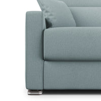 Amber Divano letto matrimoniale in tessuto smacchiabile T05 171 cm (mat. 120x197) carta da zucchero