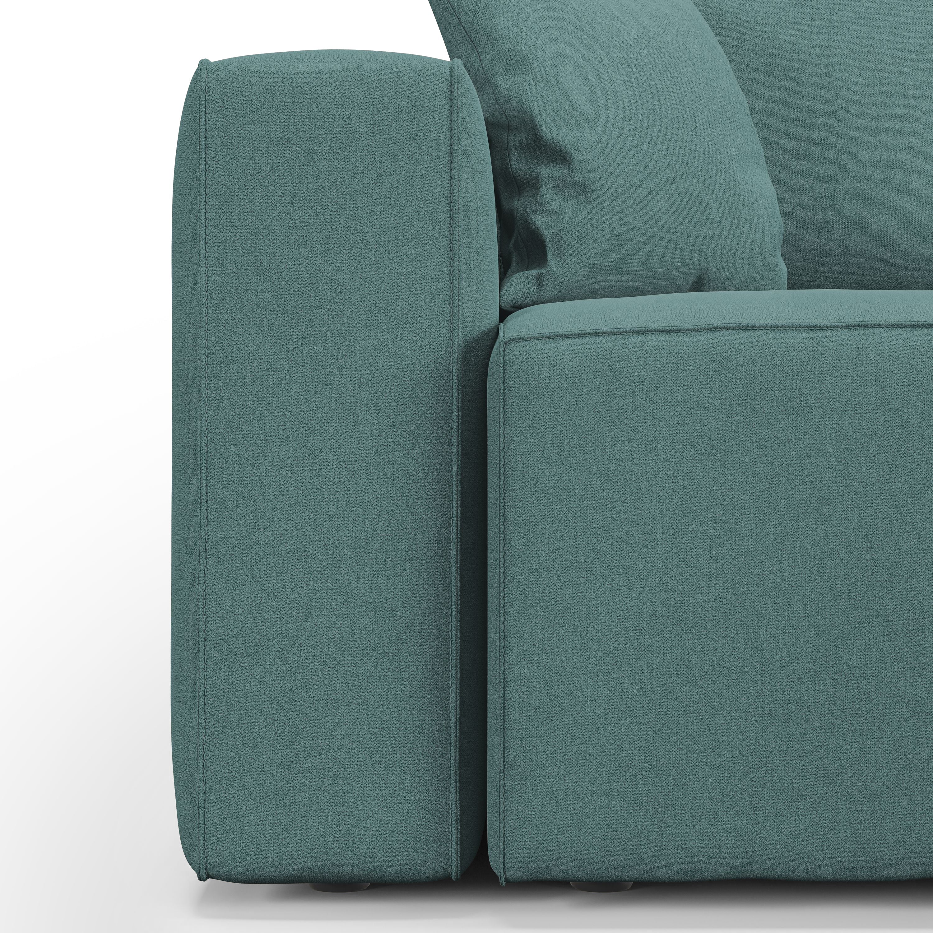 Morfeo Divano 3 sedute tessuto impermeabile 245 cm petrolio