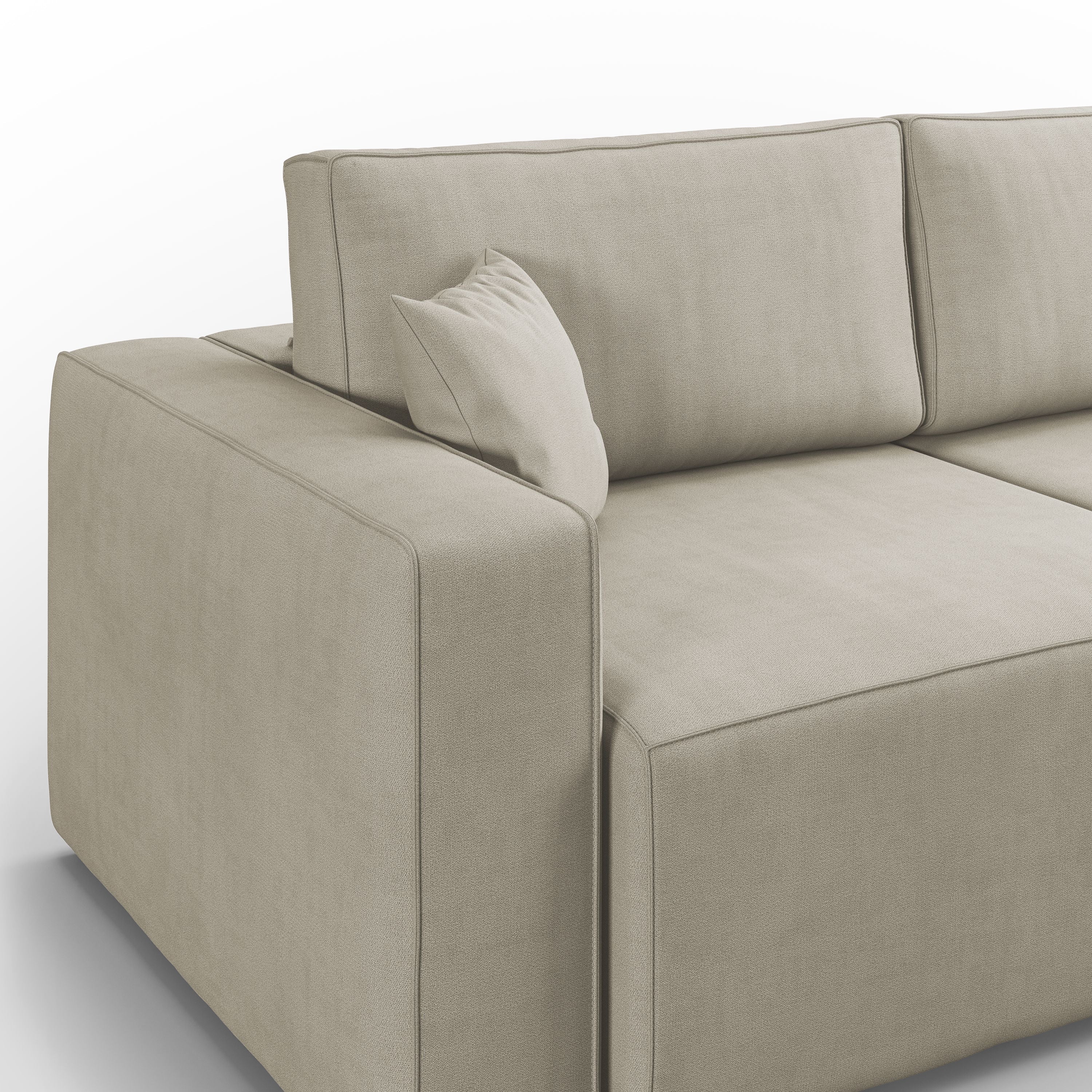 Morfeo Divano in tessuto impermeabile 180 cm  panna