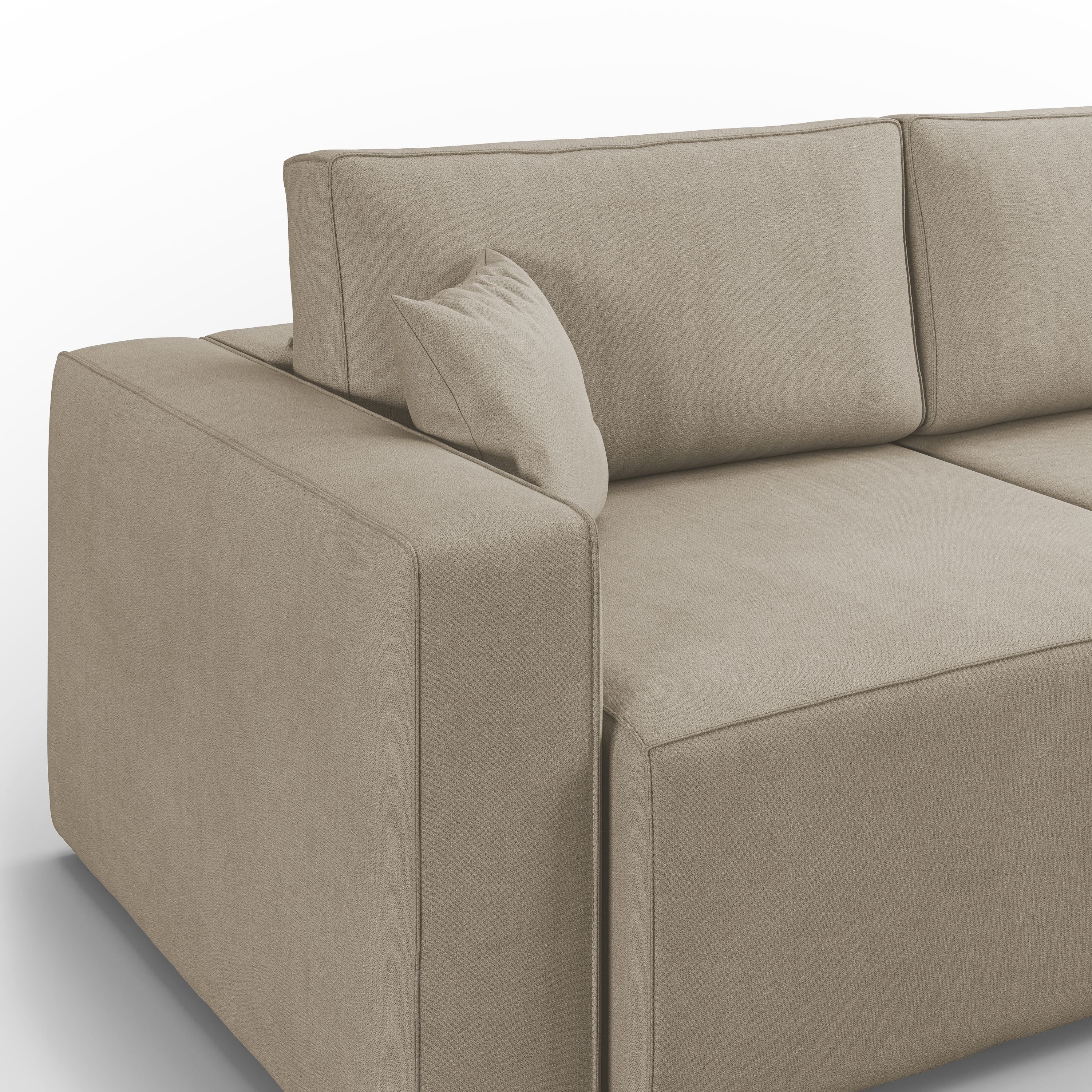 Morfeo Divano in tessuto impermeabile 180 cm  beige