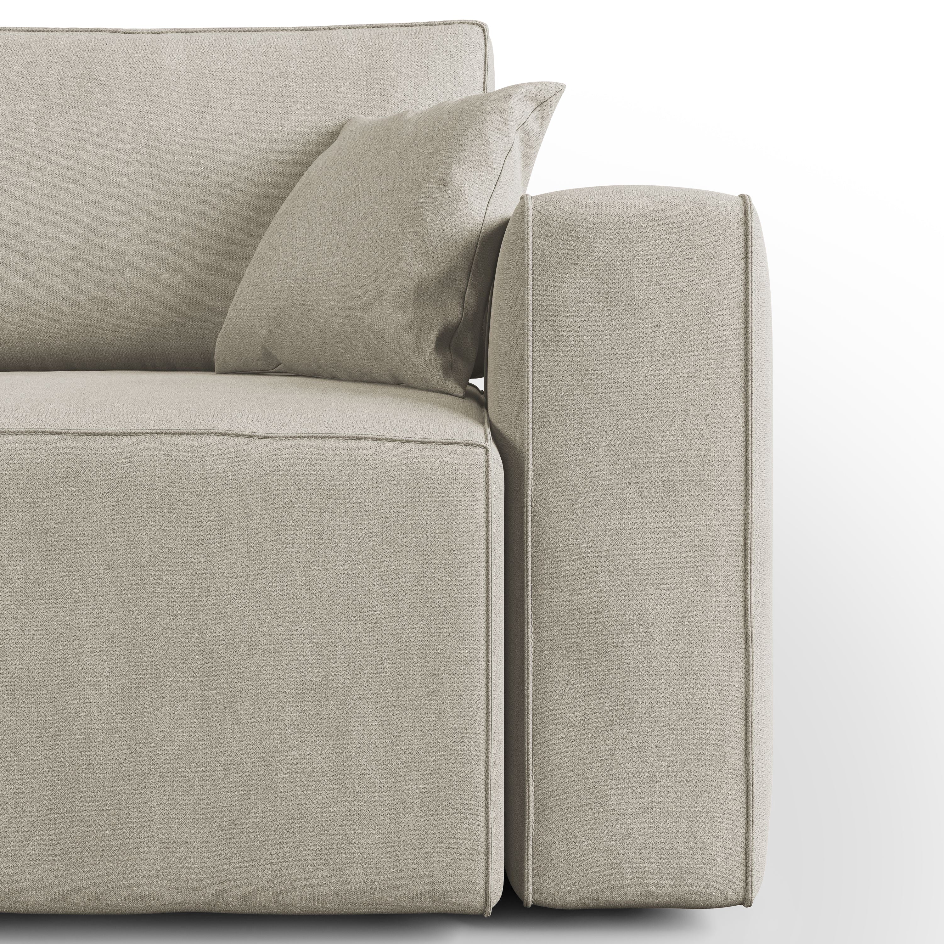 Morfeo Divano in tessuto impermeabile 180 cm  panna