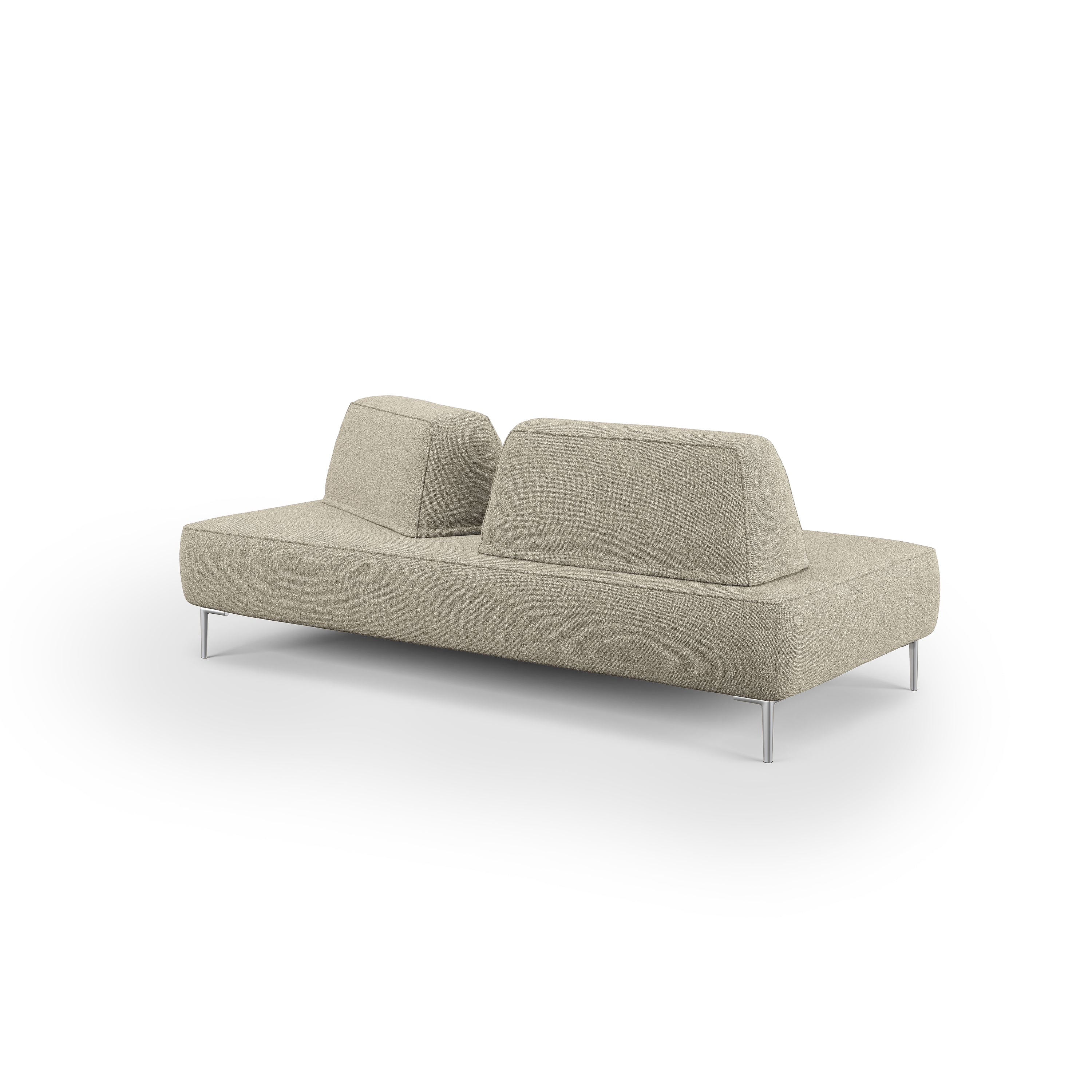 Newton Divano modulare con schienali movibili T07 212 cm beige