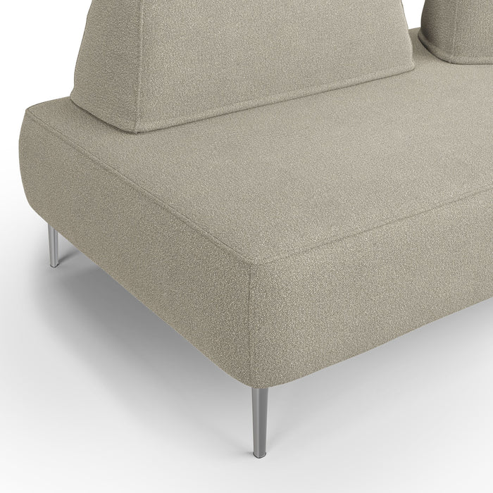 Newton Divano modulare con schienali movibili T07 167 cm beige