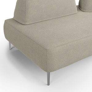 Newton Divano modulare con schienali movibili T07 212 cm beige