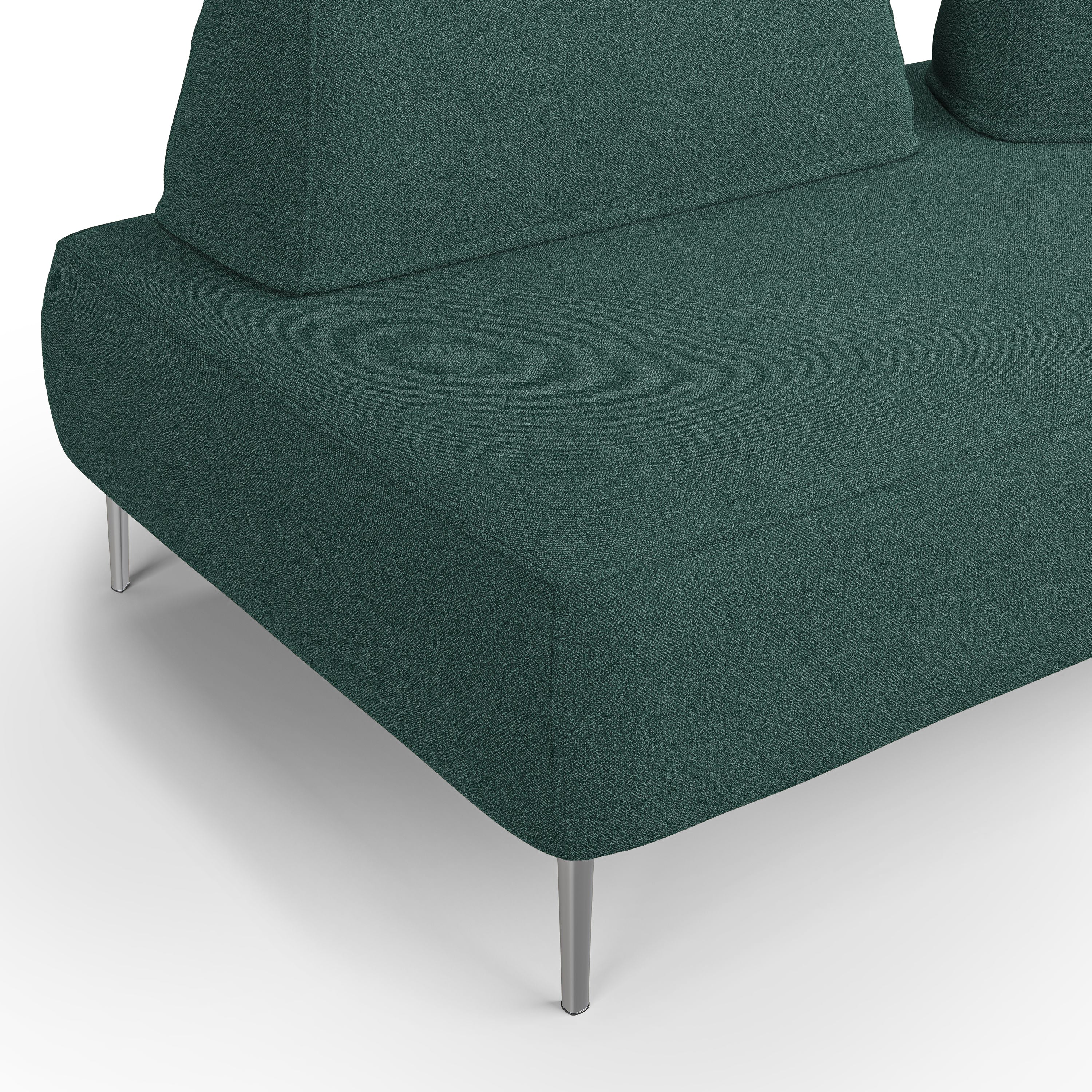 Newton Divano modulare con schienali movibili T07 167 cm verde