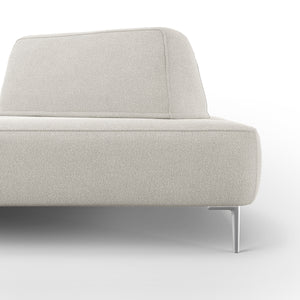 Newton Divano modulare con schienali movibili T07 212 cm bianco