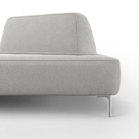 Newton Divano modulare con schienali movibili T07 167 cm grigio