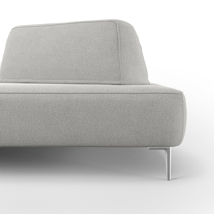 Newton Divano modulare con schienali movibili T07 167 cm grigio