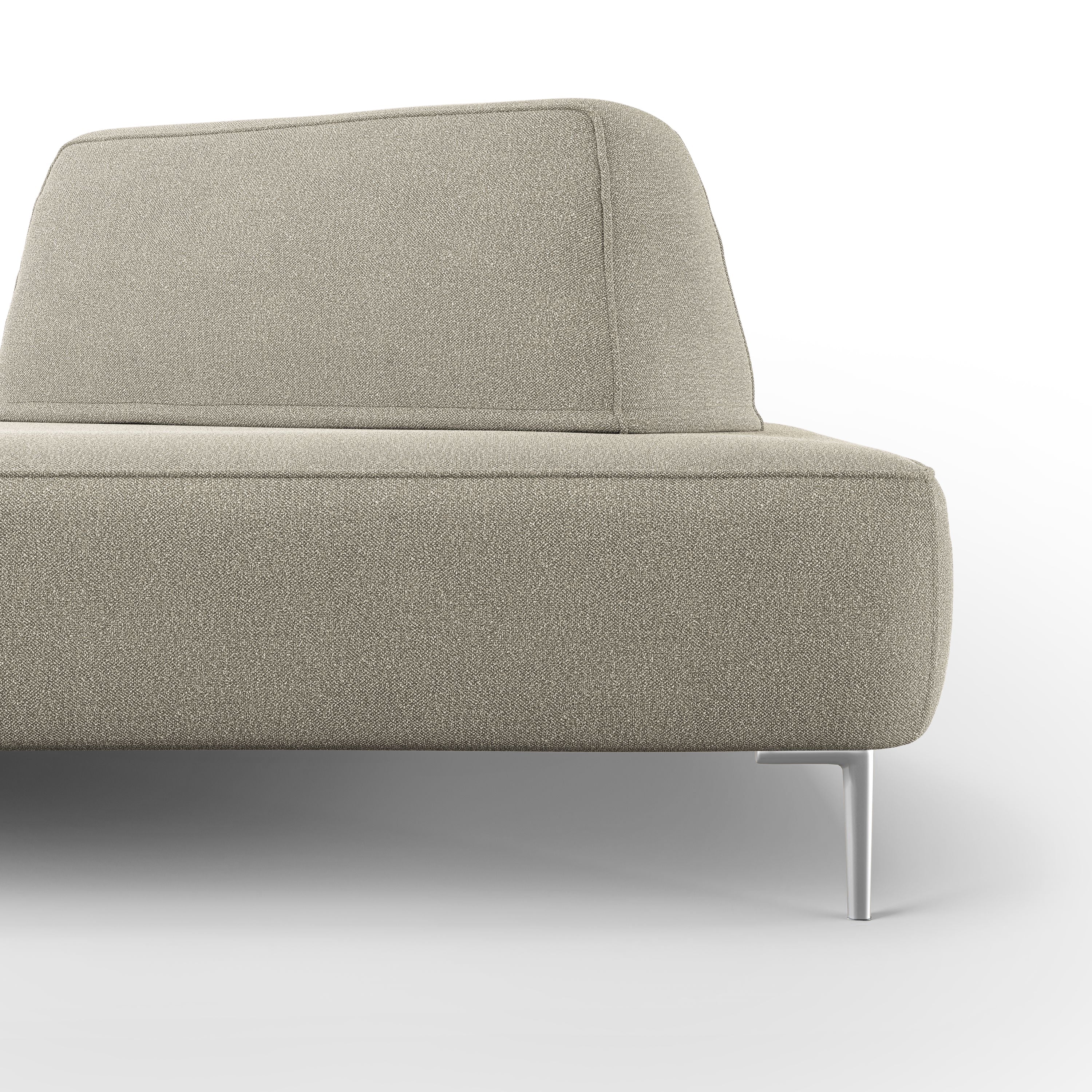 Newton Divano modulare con schienali movibili T07 167 cm beige