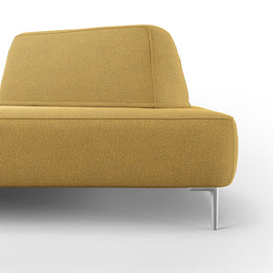 Newton Divano modulare con schienali movibili T07 167 cm giallo