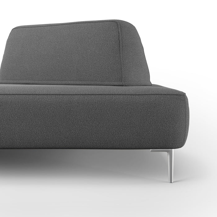 Newton Divano modulare con schienali movibili T07 212 cm antracite